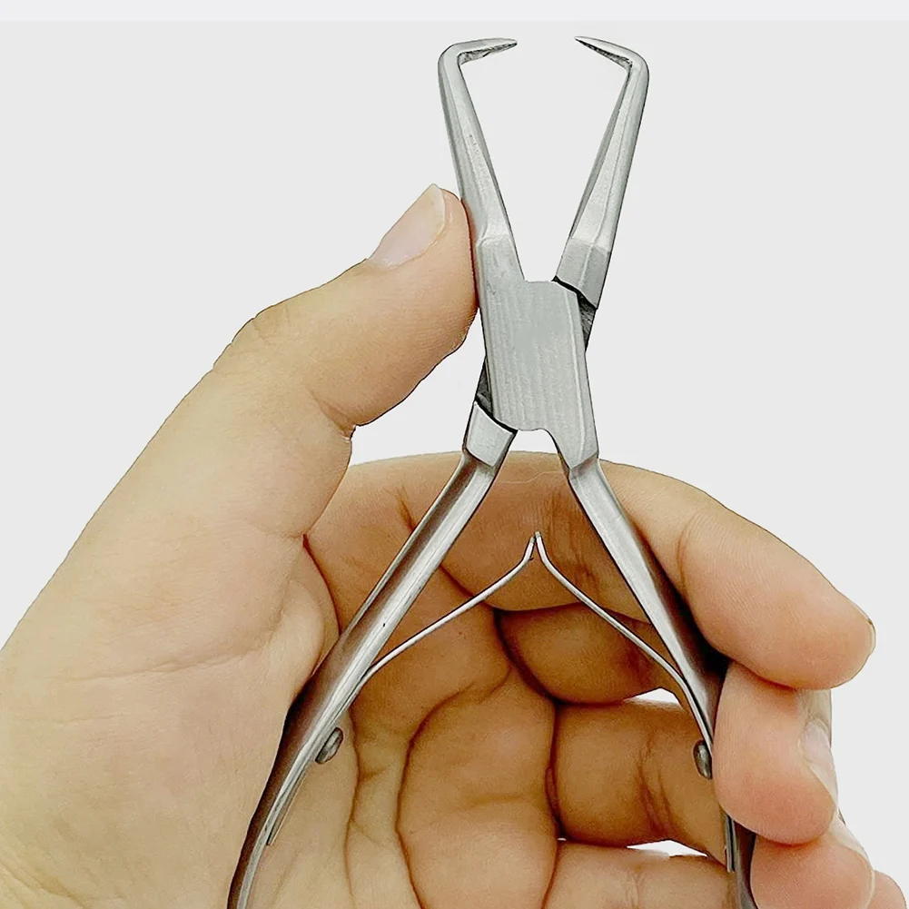 ABLN-Alicates profesionales para extensiones de cabello, herramientas para eliminación de extensiones de cabello, abridor de cuentas de microanillo
