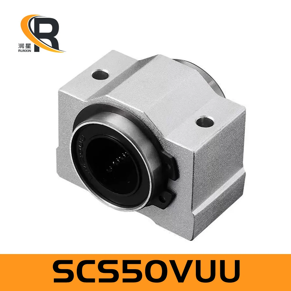 

RXTNC 1PCS SC50VUU sc50vuu Linear Bearing Pillow Block DIY For 50mm Linear Slide Bearing Units CNC 3D Printer Parts