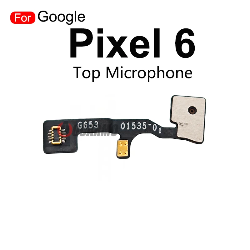 1Pcs Microphone For Google Pixel 6 Top Mic Phone Flex Cable Repair Replacement Parts