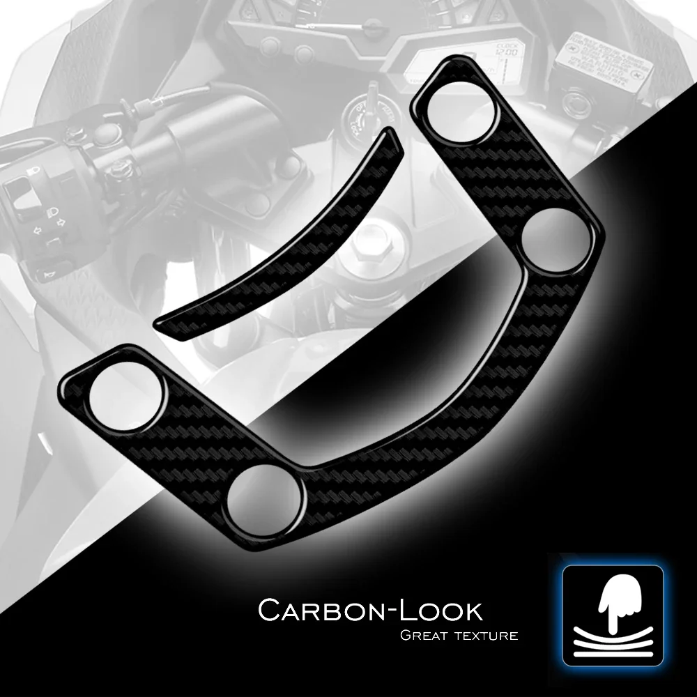 For Kawasaki ER6N 2009-2011 and ER6F 2009-2016 Carbon-look Motorcycle Yoke Defender Protector Sticker