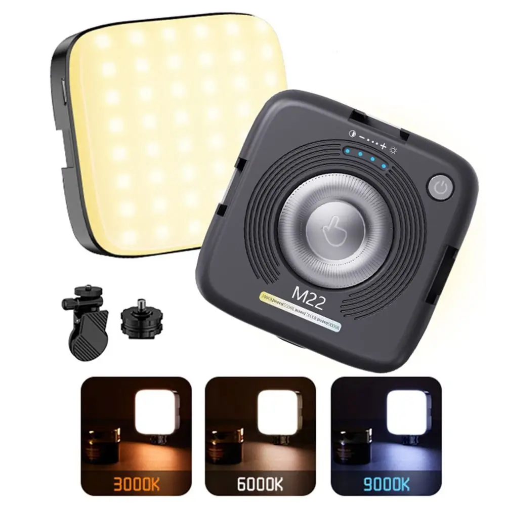 

Универсальный заполняющий светильник для карманного телефона с зажимом, регулируемый светодиодный светильник для селфи, перезаряжаемый инструмент для прямой трансляции, видеозапись