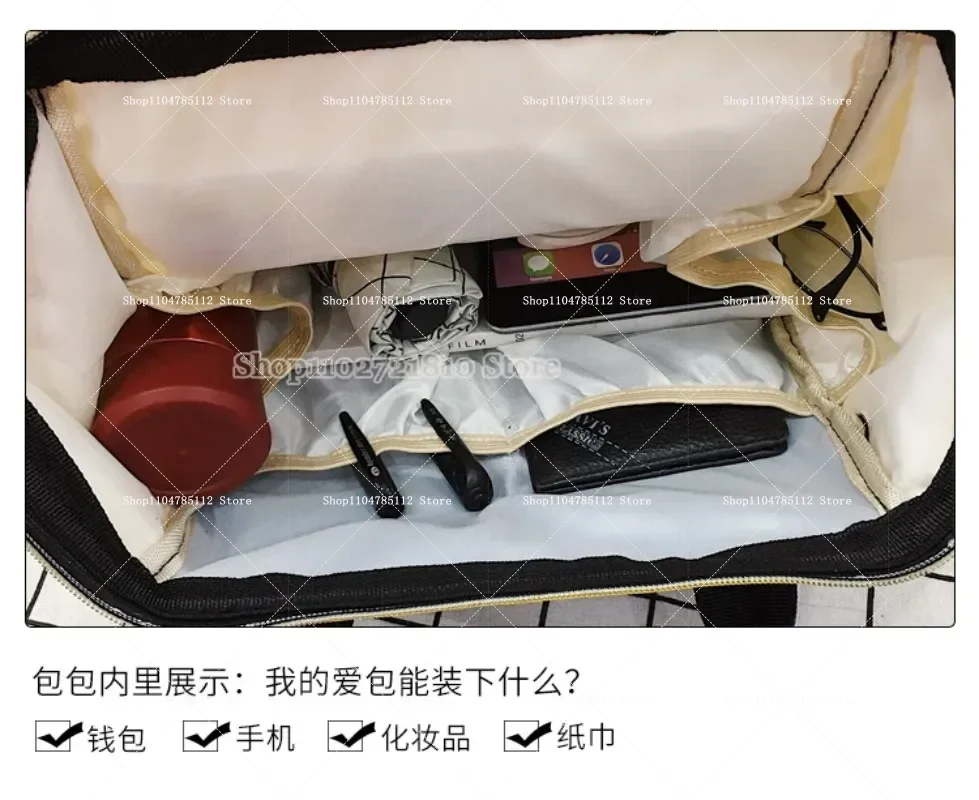 Borsa per il cambio dei punti Borsa per la madre alla moda multifunzionale di grande capacità Cartoon Anime Zaino per pannolini per biberon impermeabile carino