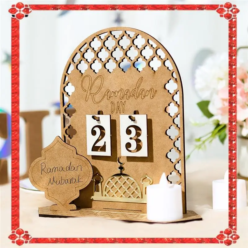 

24-Hour Delivery Ramadan Countdown Calendar 2023 Ramadan Decoration For Home Islam Muslim Party Decor Ramadan A