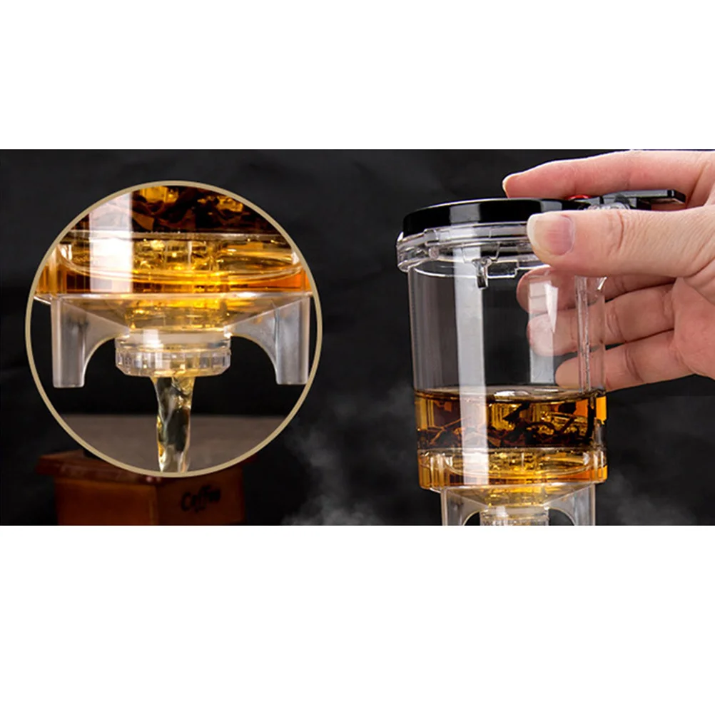 

Heat Resistant Clear Glass Teapot Detachable Washable Glass Tea Pot 500ml Office Home Tea Maker Teapot for Office