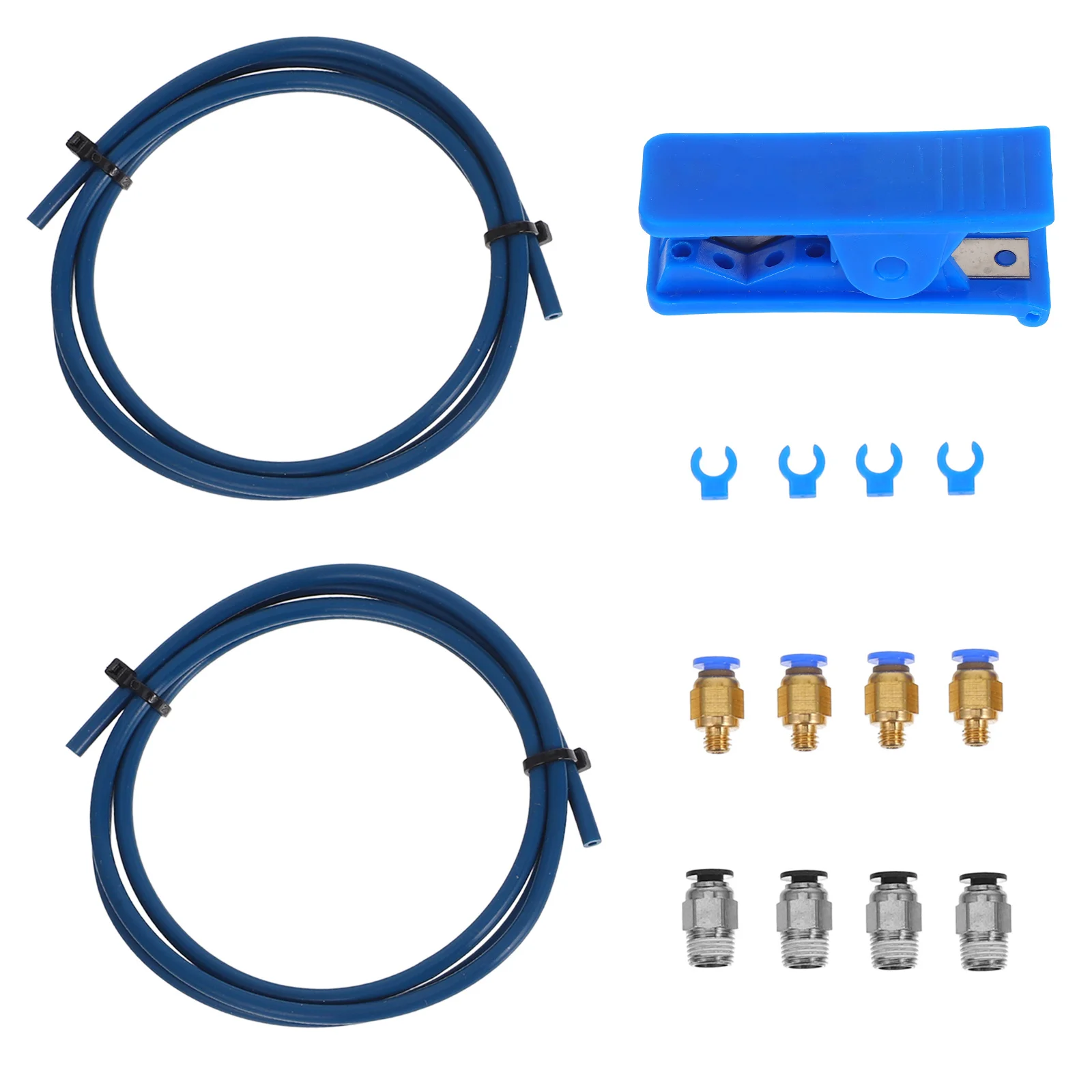 

1Set 3D Printer Ptfe Tube Precise Diameter Replacement Includes Connectors Cutter Pneumatic Fittings 3D Printer Parts