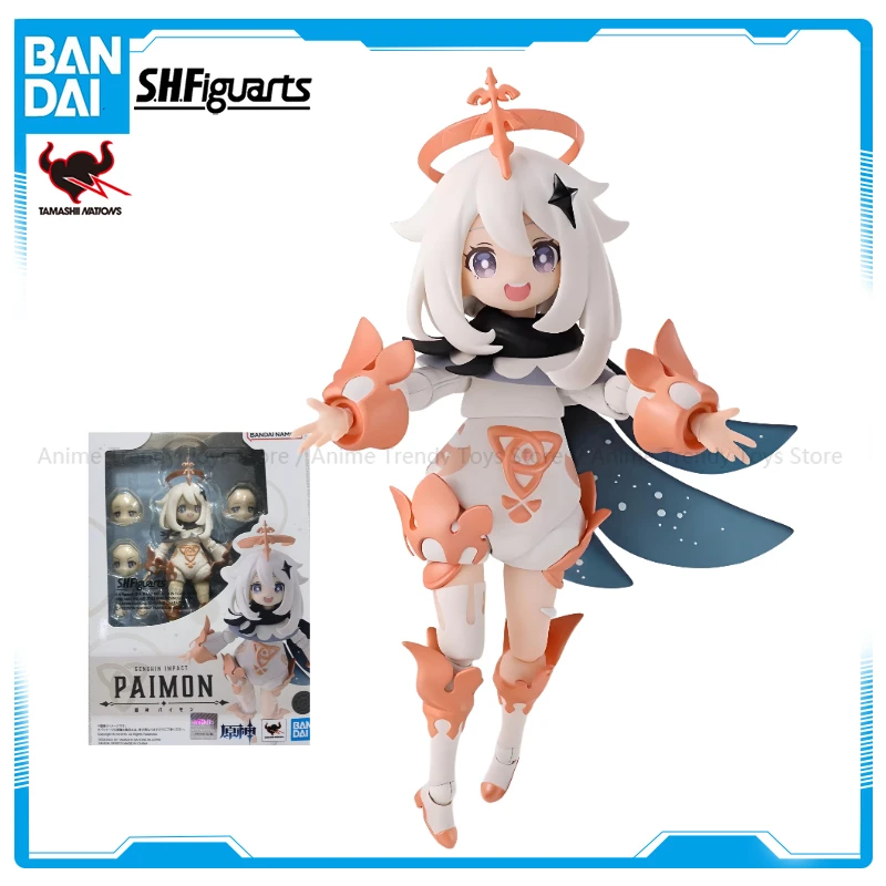 

In Stock Original BANDAI SHFiguarts Genshin Impact Paimon Figure Action Anime Genuine Model Boxed Toy WY