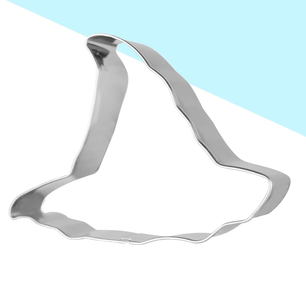 

Safe Stainless Steel Halloween Witch Hat Cookie Cutter Mold Easy Use Clean Perfect Kids Treats Cookie Cutter