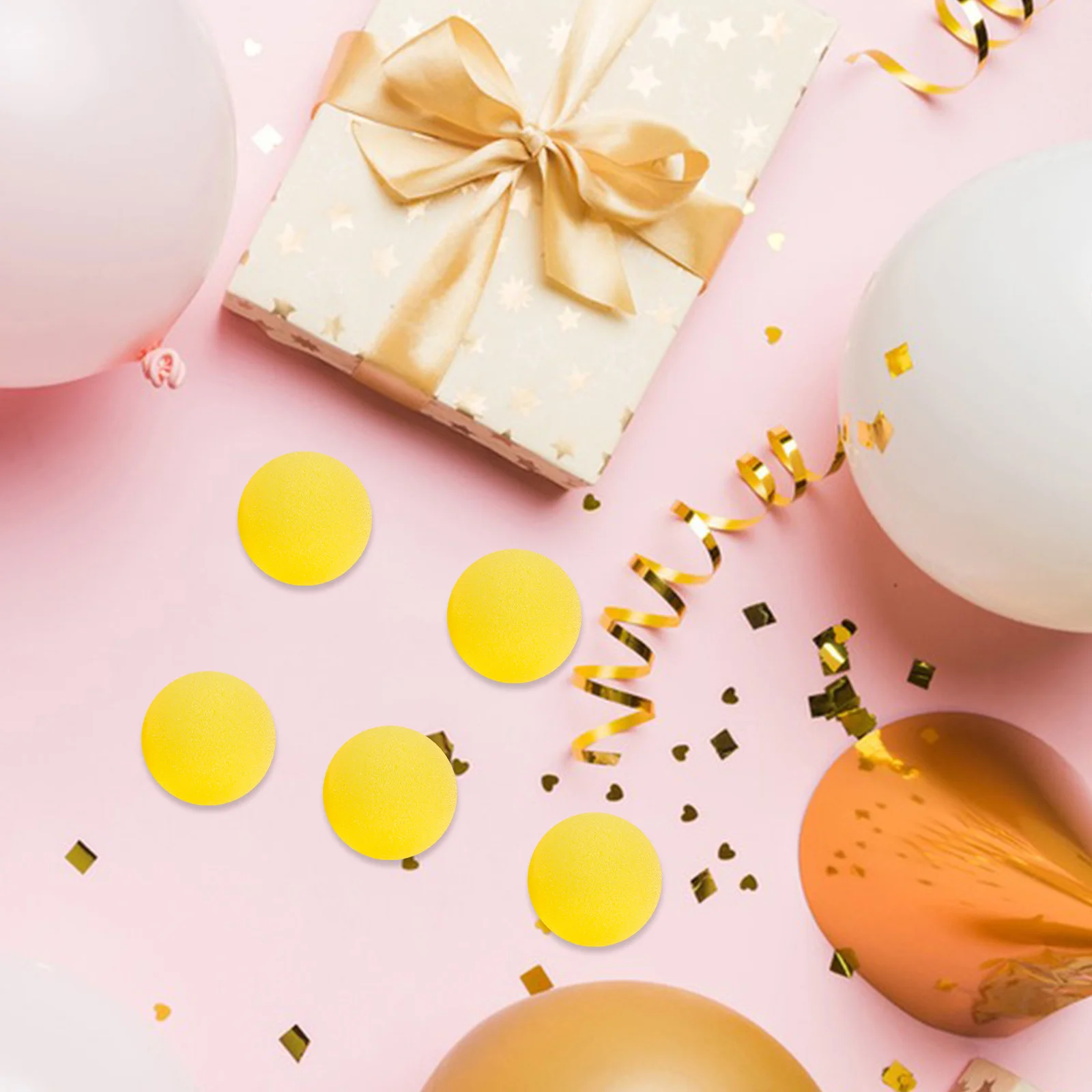 10Pcs Round Sponge Balls Trick Props Soft Sponge Balls Performance Supplies Party Festival Interactive Accessories