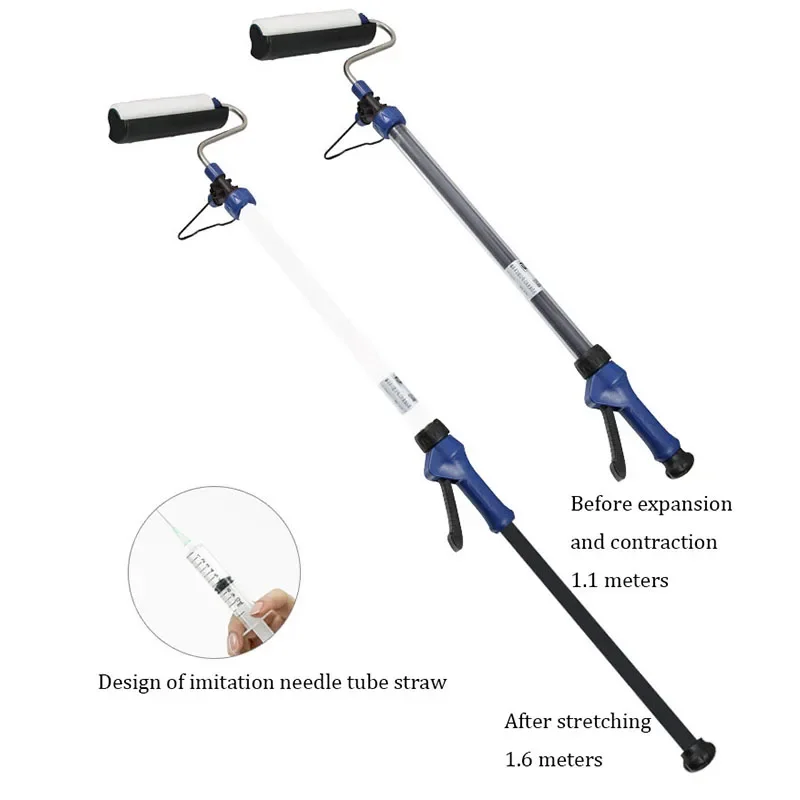 

Telescopic Latex Paint Roller Brush Machine Latex Paint Wall Brushing Artifact Wall Paint Roller Tool