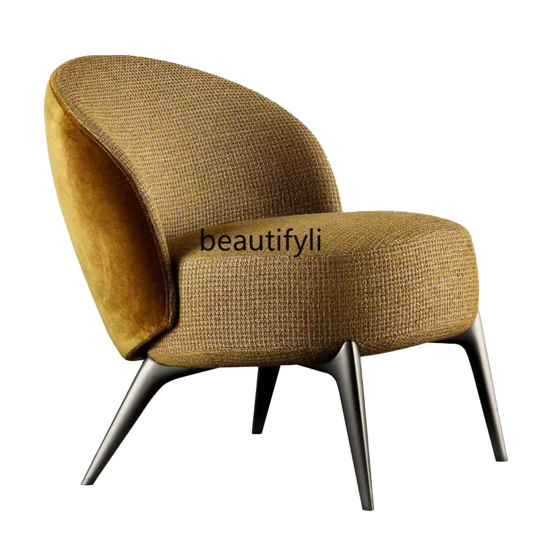 

Italian Light Luxury Chair High Fashion Designer Model Creative Armchair Modern Minimalist Living Room