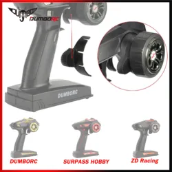 DUMBORC One Handed Transmitter Steering Wheel Control Adapter for X4 X5 X6 SURPASS HOBBY CH4 CH6 ZD Racing Remote Controller Toy