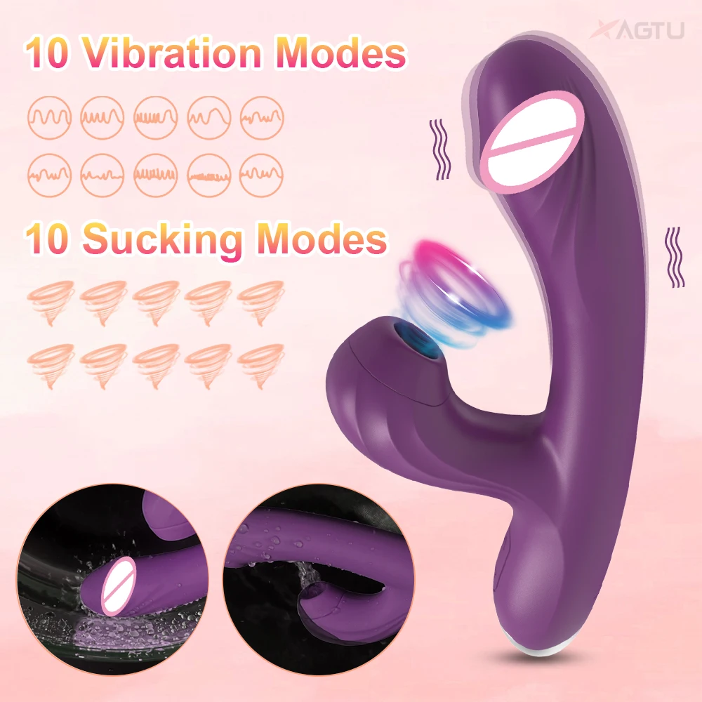 Sucking Vibrator for Women Clit Sucker Vacuum Clitoris Stimulator Silicone G-spot Dildo Masturbation Female Sex Toy Adult Goods