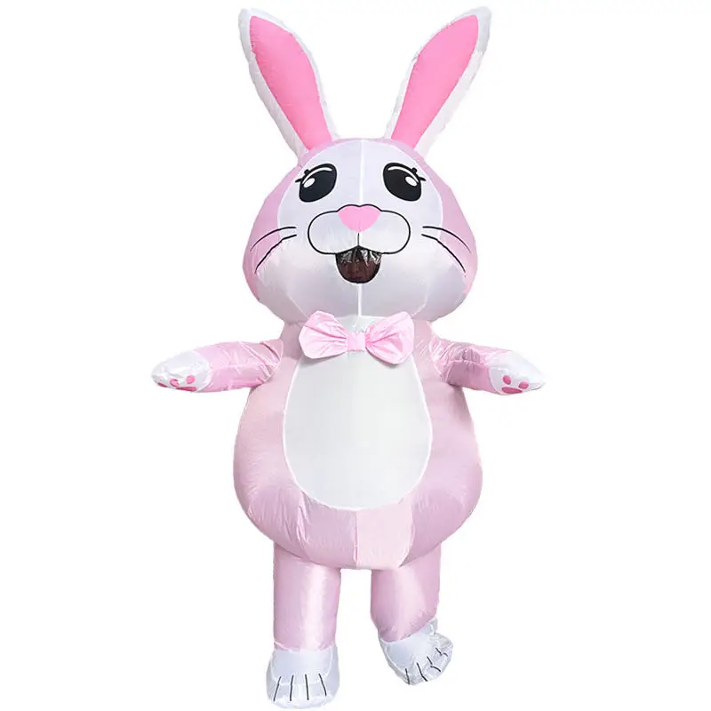 Easter Cute Bunny Rabbit Cosplay Costume gonfiabile Adult Air Blow-up Party Costumes