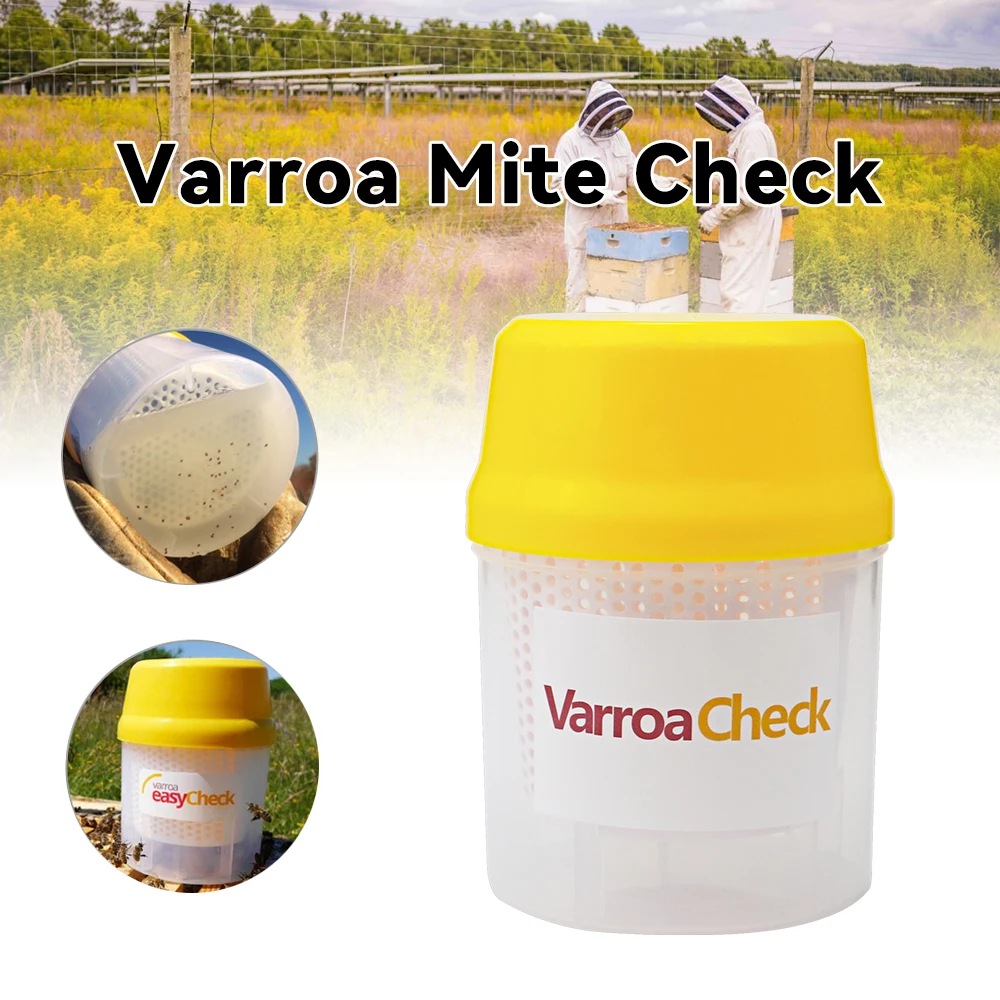 Varroa Mite Monitoring Easy Check Varroa Mite Killer Shake Mite Bottle Hive Tool For Beekeeper Beehive Bees Beekeeping Control B