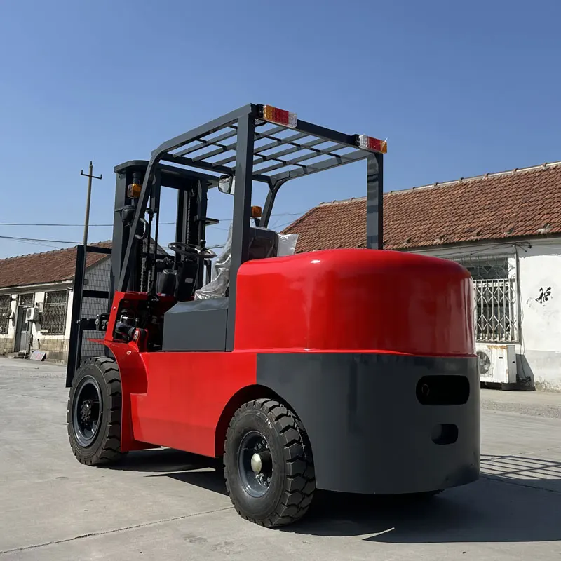 Diesel 3 3Ton Fork Lift Truck 4 Wheel China Counterblance Elektrikli Forklift EP Mini Small Crane Warehouse Carretilla Elevadora view 3