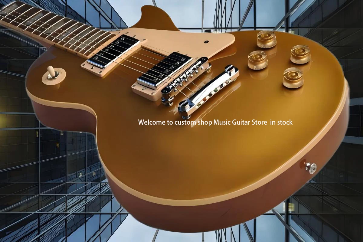 best china guitar Traditional Gold top FANTASTIC Electric Guitar OEM Musical Instruments