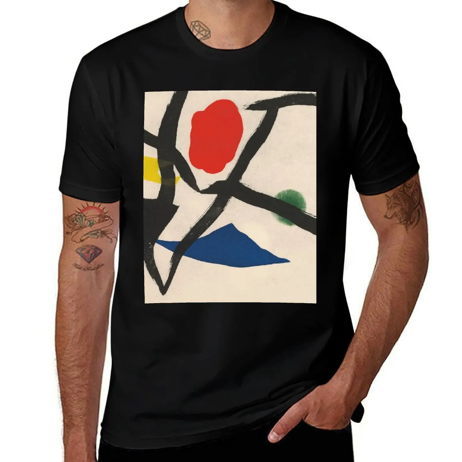 

Joan Miro Cantic del Sol T-Shirt mens graphic t shirts anime t shirts oversize t shirts for man graphic tees T-Shirt