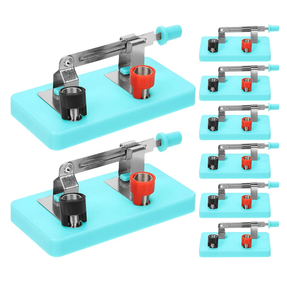 

8Pcs Single-Pole Knife Switch Physics Lab Electrical Experiment Teaching Instrument Basic Circuit Control Equipment for Stem