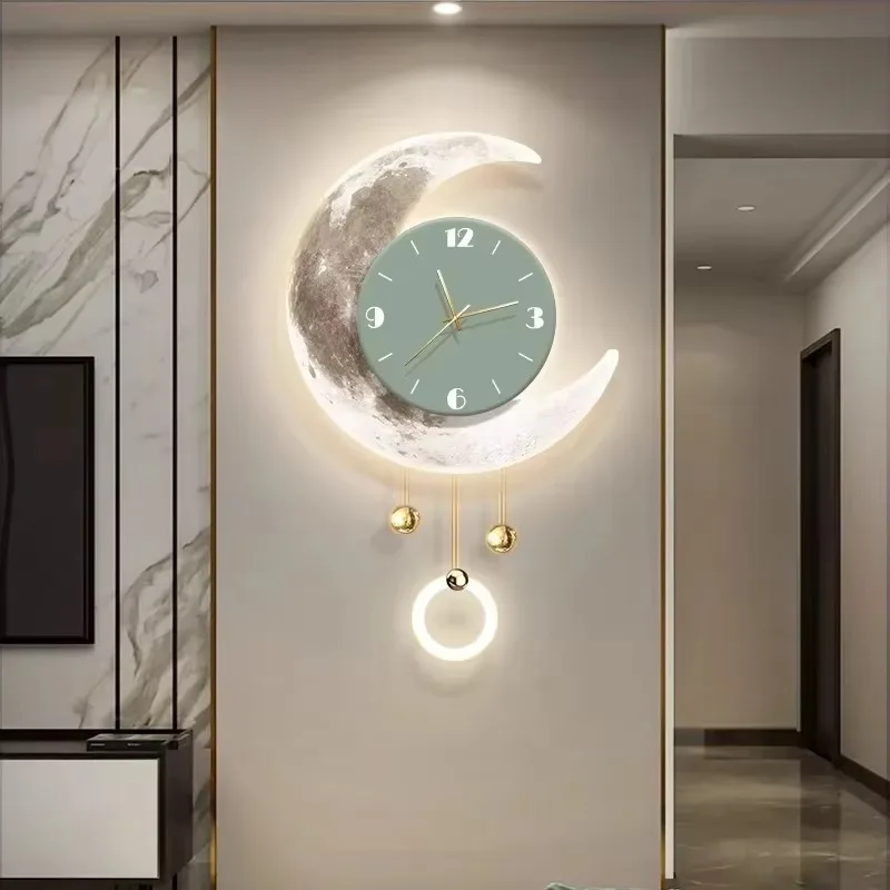 Elegant Unique Design Wall Clocks Big Silent Nordic Modern Big Size Wall Clock Led Classic Style Orologio Da Parete Decoration