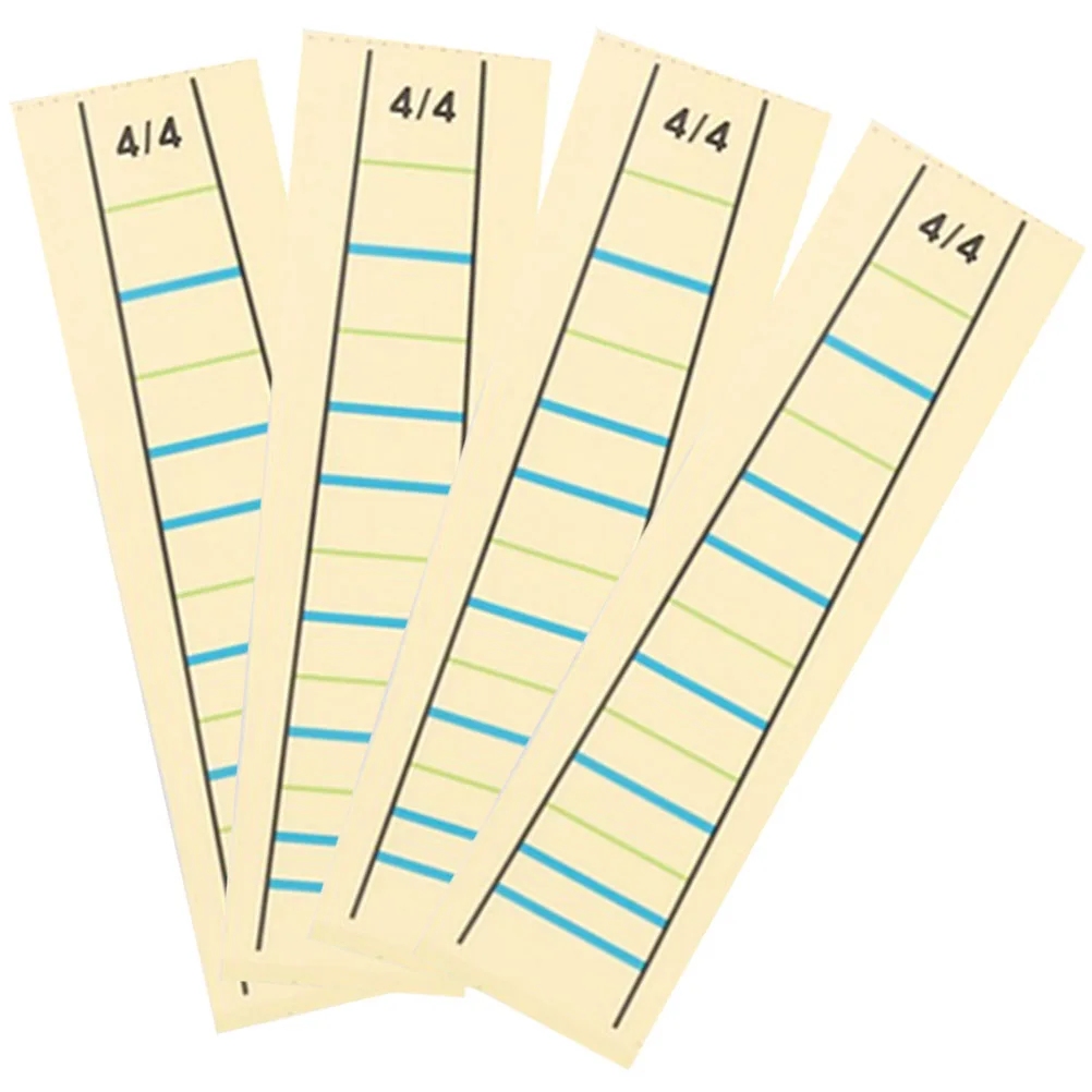 

4 Pcs Removable Violin Finger Position Stickers Adhesive Free Tape For Lightweight Note Decals Beginner Fretboard Indicators