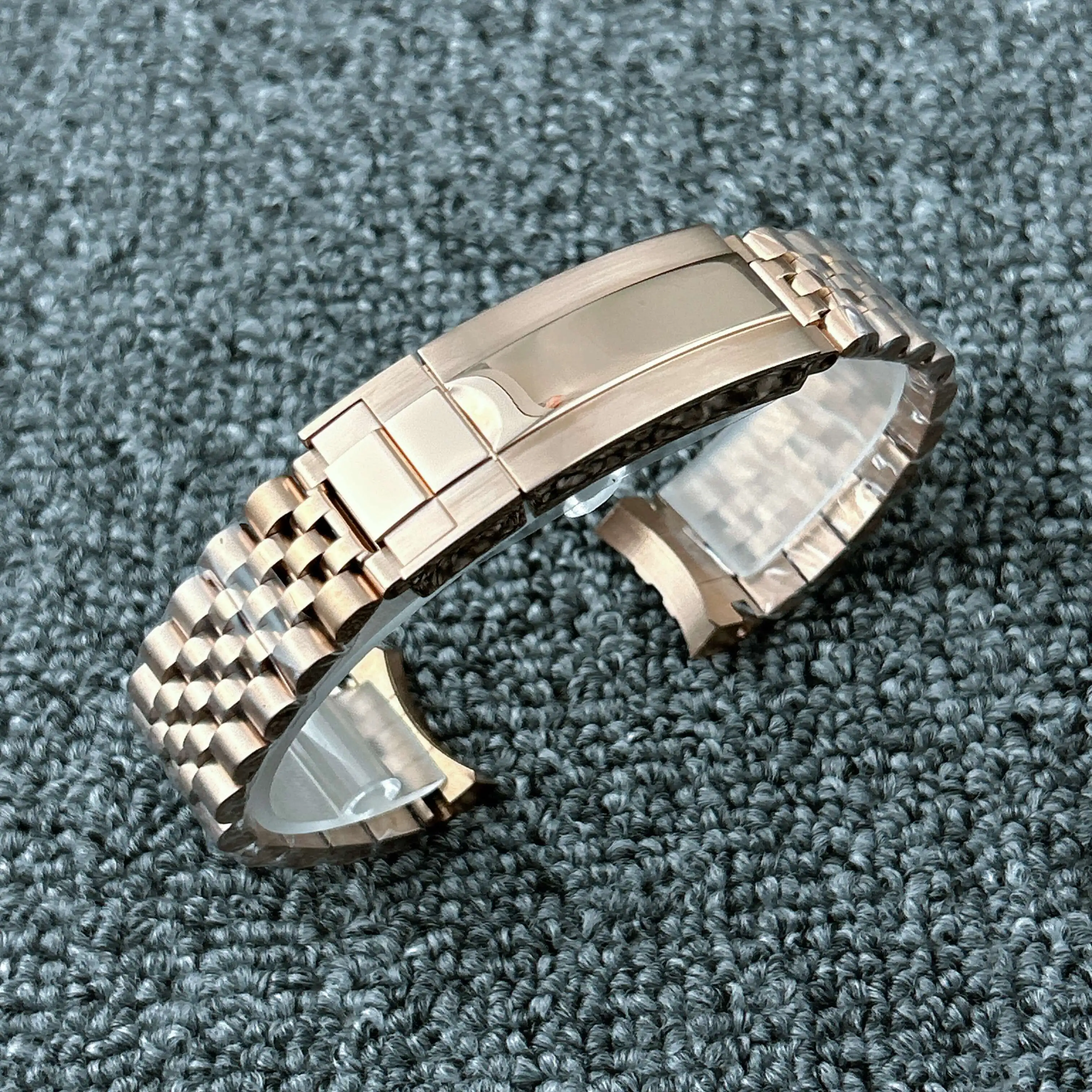 39/36mm Gold Silver Fluted Case Men Women Wrist Watch Strap Parts for Seiko Oyster Datejust NH35 NH36 NH70 Movement 28.5mm Dial