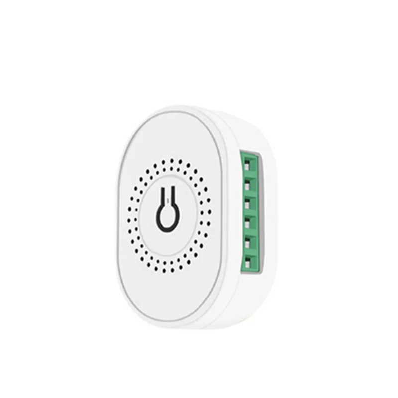 Tuya-Commutateur de ventilateur de plafond WiFi intelligent, mode touristes, Cristal, interrupteur vocal, contrôleur pour Alexa, Google Home, blanc