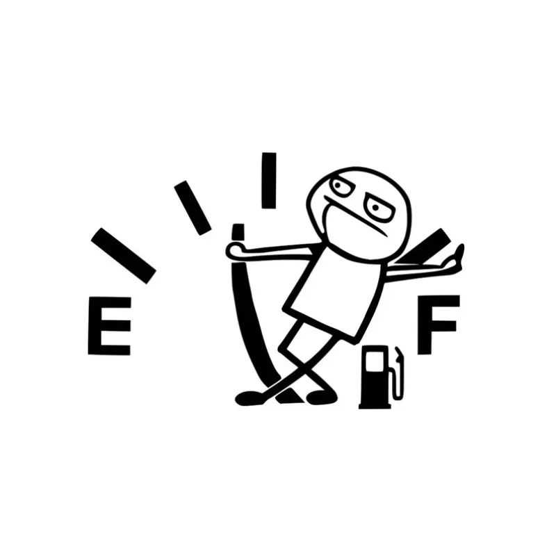 

Водонепроницаемые виниловые наклейки для автомобиля: на крышку топливного бака, для маскировки царапин, забавные стикеры для указателя уровня топлива