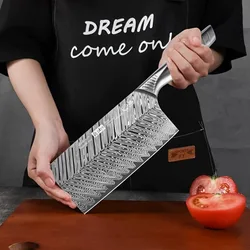 Kitchen knife steel bone cutting knife chef special super fast sharp bone cutting dual-purpose knife, DS9195