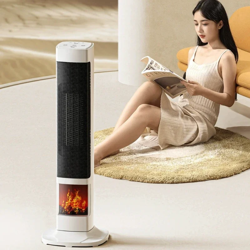 Silent and Powerful Electric Heater for Whole Room Heating Vertical Electric Heater with Multiple Heating Settings
