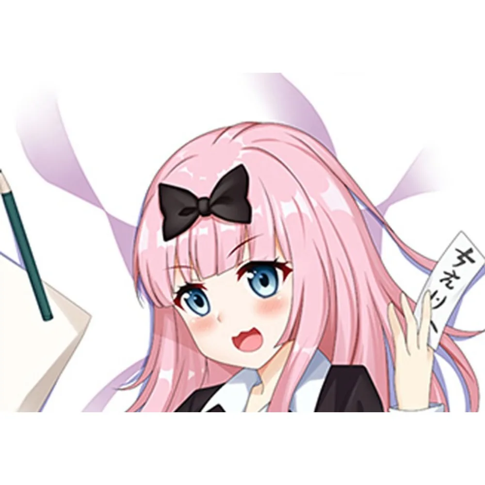 Anime Fujiwara Chika Body Pillow Cover Double‑Side Print Dakimakura Cosplay Sleeping Pillow Case