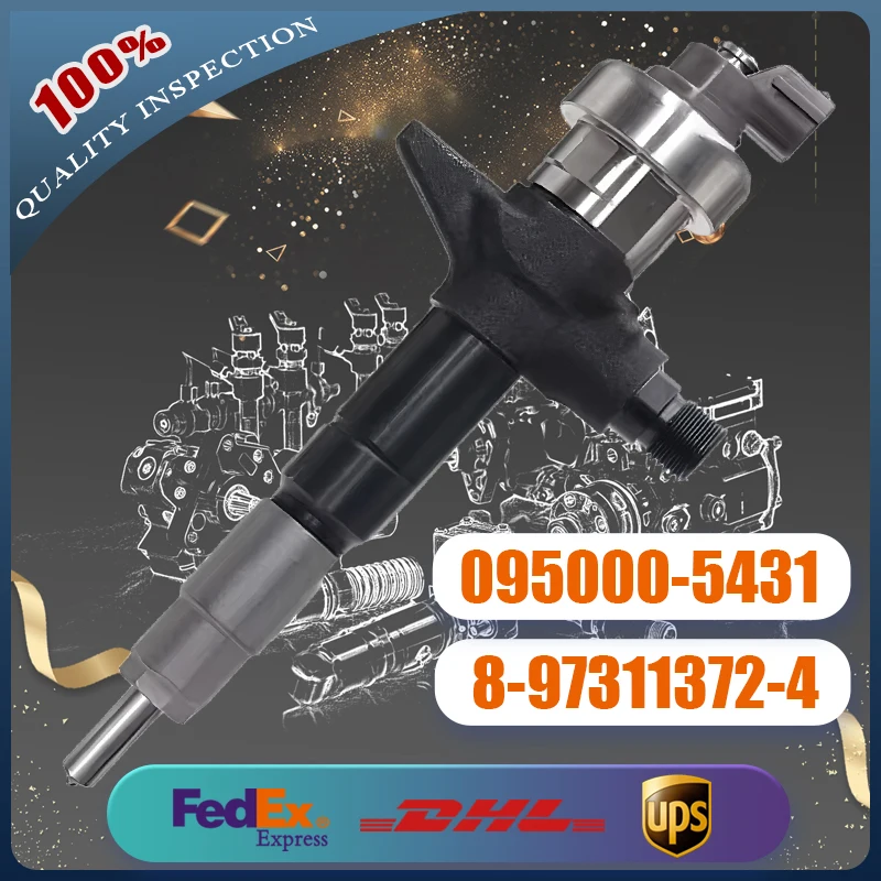 

Diesel Common Rail Fuel Injector 8-97311372-4 095000-5431 for Isuzu Engine 4JJ1 Vehicle Rodeo KB300 D-Max