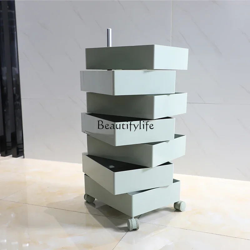 Hair Salon Trolley Locker Storage Rack Storage Cabinet for Hair Salon