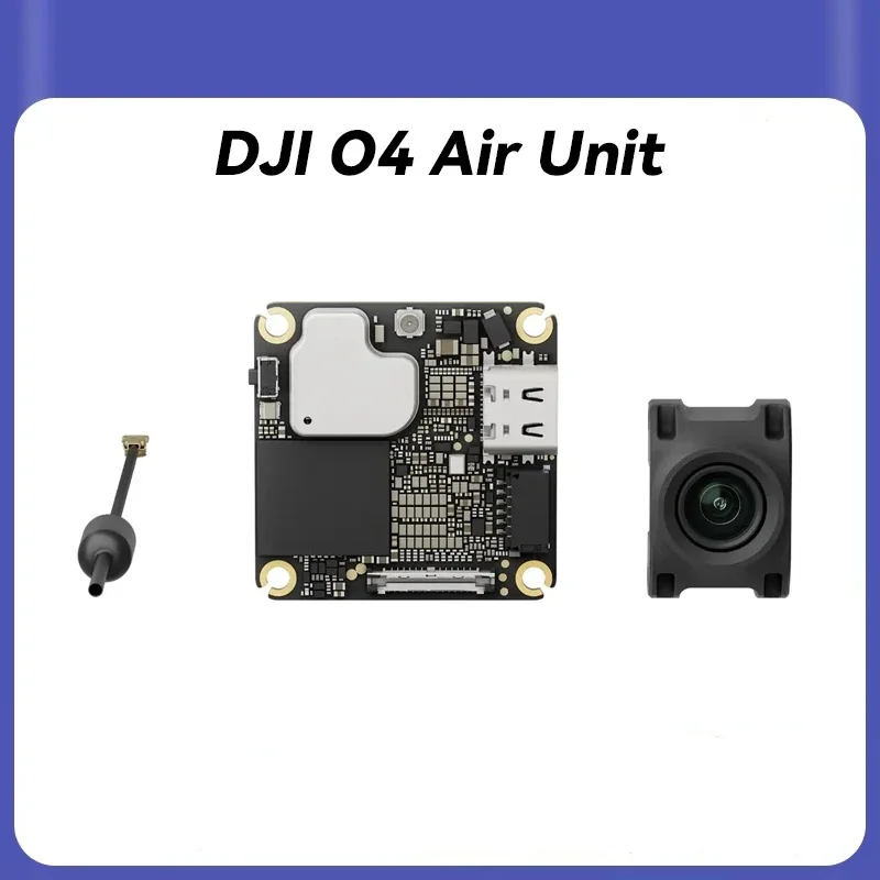 DJI O4 Air Unit records 4K/60fps video. H.265 encoding delivers 1080p/100fps transmission for clear, smooth, real-time imagery.