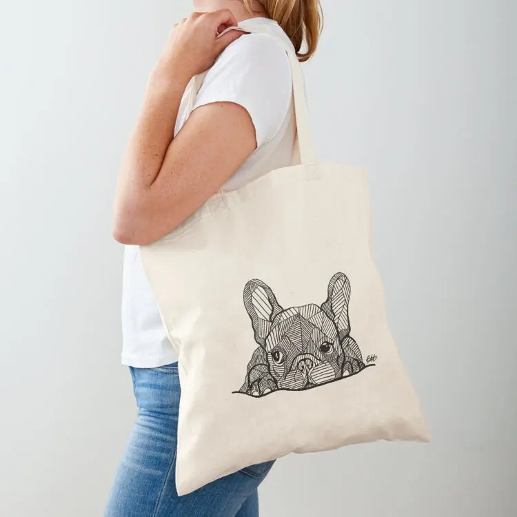 

French Bulldog Puppy Tote Bag Cloth bag shopper bag women canvas Gift shopper women