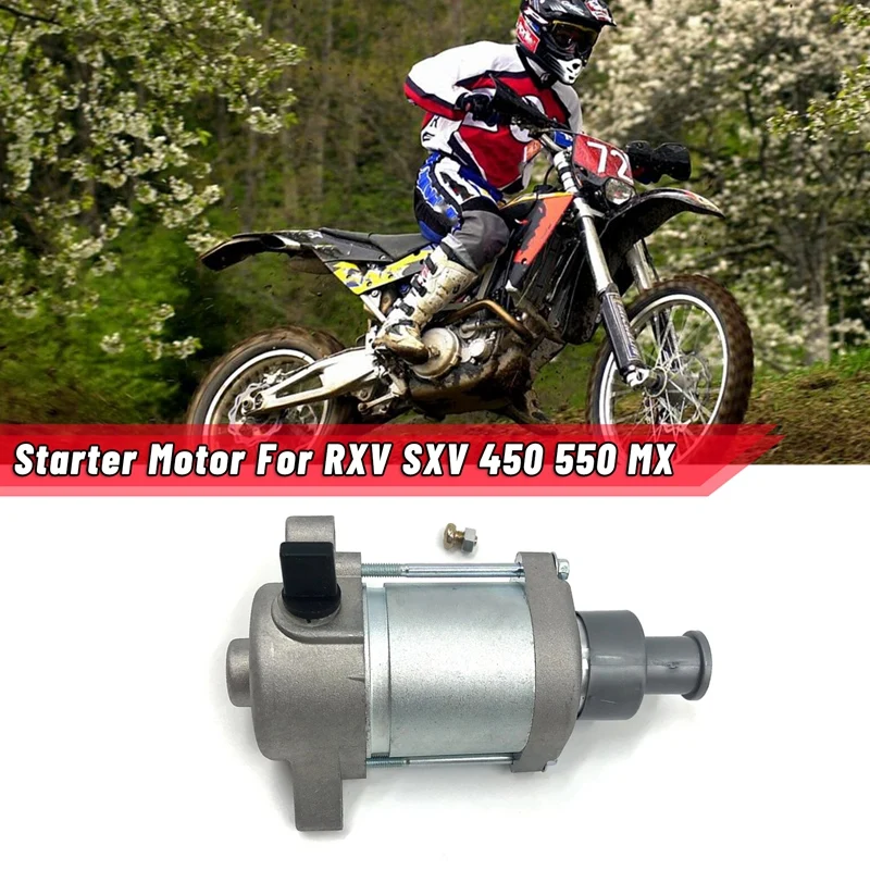 Motorcycle 9T Spline Starter Motor For APRILIA RXV SXV 450 550 MX AP9150090