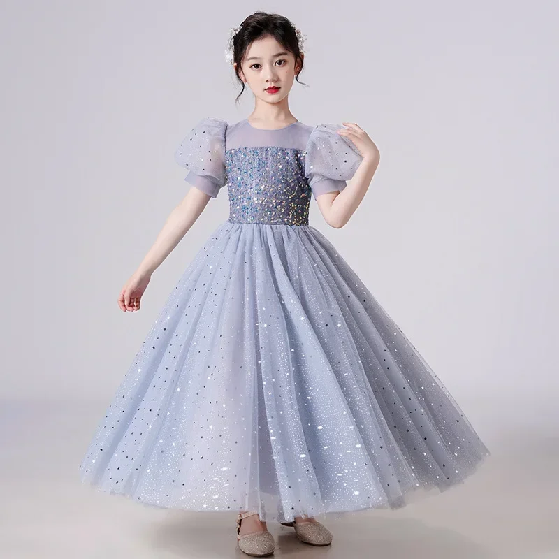 Elegant Girl Dresses for Elegant Parties Child Girl Wedding Dress Children's Dresses for Girls From 12 to 14 Years Old Party 8 6