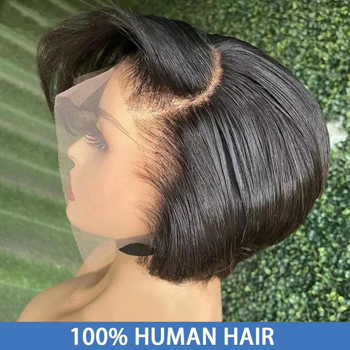 Pixie Cut Wig Transparent Human Hair Wigs For Women Straight Short Bob Wig 13X4 Lace Wig Brazilian Perruque 100% Human Hair