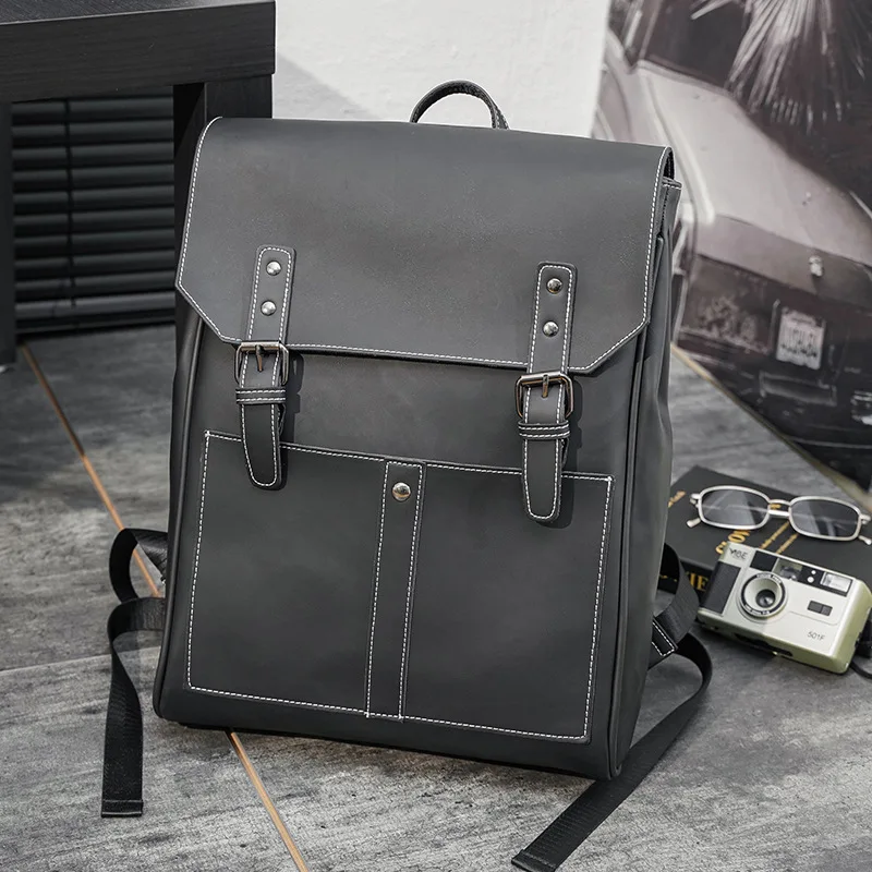 

Мужские рюкзаки для ноутбуков из 100% кожи Crazy Horse, ретро унисекс, дорожные сумки, мужские школьные сумки