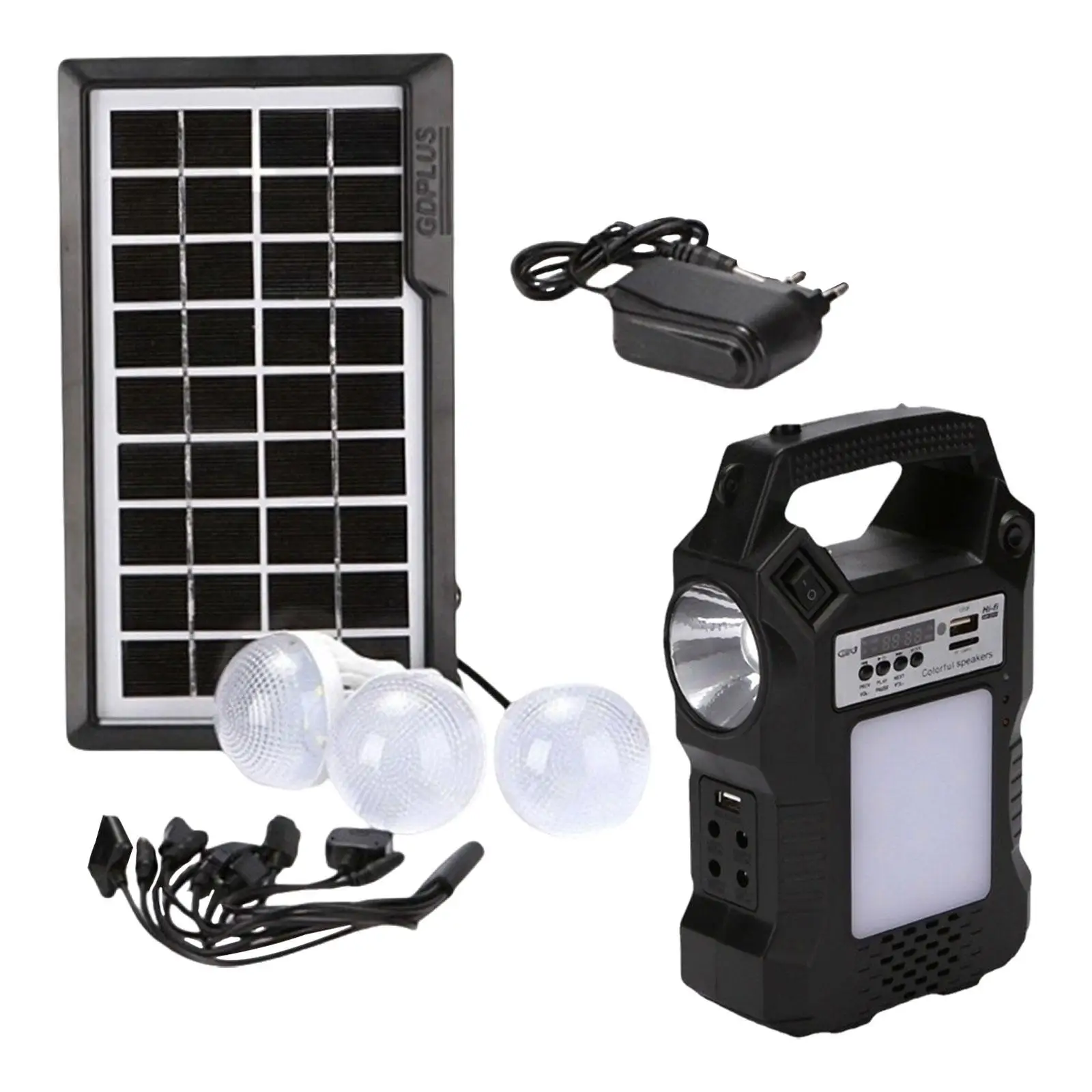 

LED Camping Lantern Portable Solar Powered for Storms Emergencies