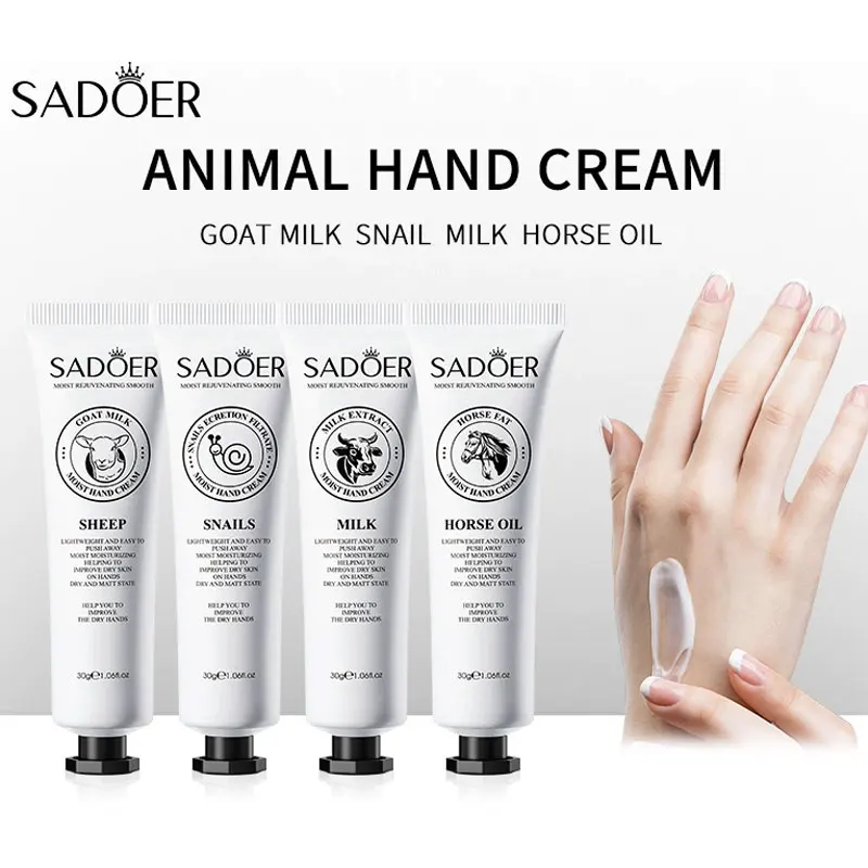 

SADOER Крем для рук с животными Увлажняющий увлажняющий нежный блестящий крем для рук