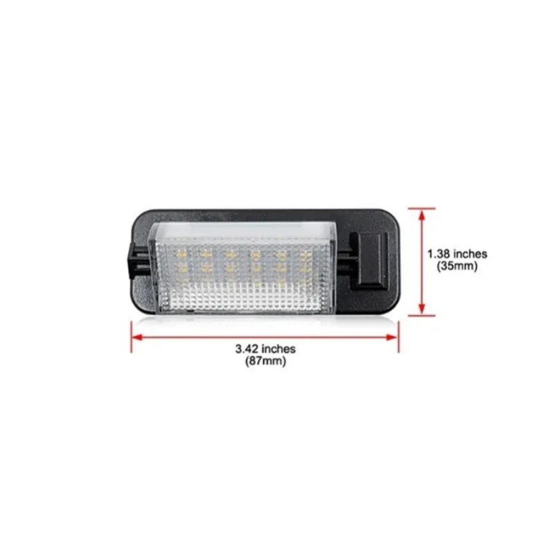 2pcs 12V White Error Free Car LED Number License Plate Lights Lamps For BMW E36 318i 318is 318ti 325i M3 1992-1998 Accessories - Image 4