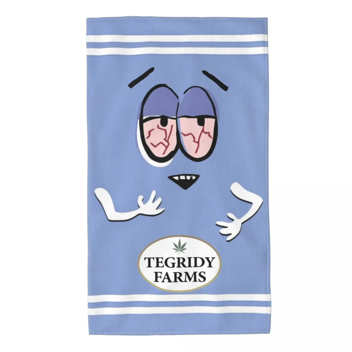 Tegridy Farms Logo Merch Towelie Face Towel Summer Microfiber Bath Towel for Bathroom