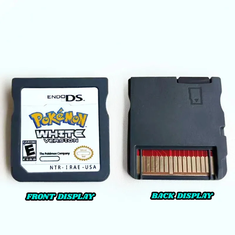 USA Pokemon Zwart en Wit 1 2 Gecombineerde Kaart Gecombineerde Kaart Met Doos Cassette DS Pokemon Game Card voor ds nds 3ds Geen instructie - afbeelding 1