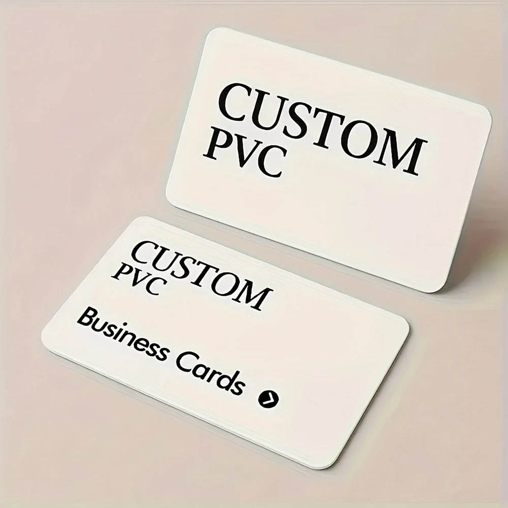 200-500pcs High Quality Custom PVC Business Cards, Custom Design for Commercial Activities, Exhibitions & Membership Cards