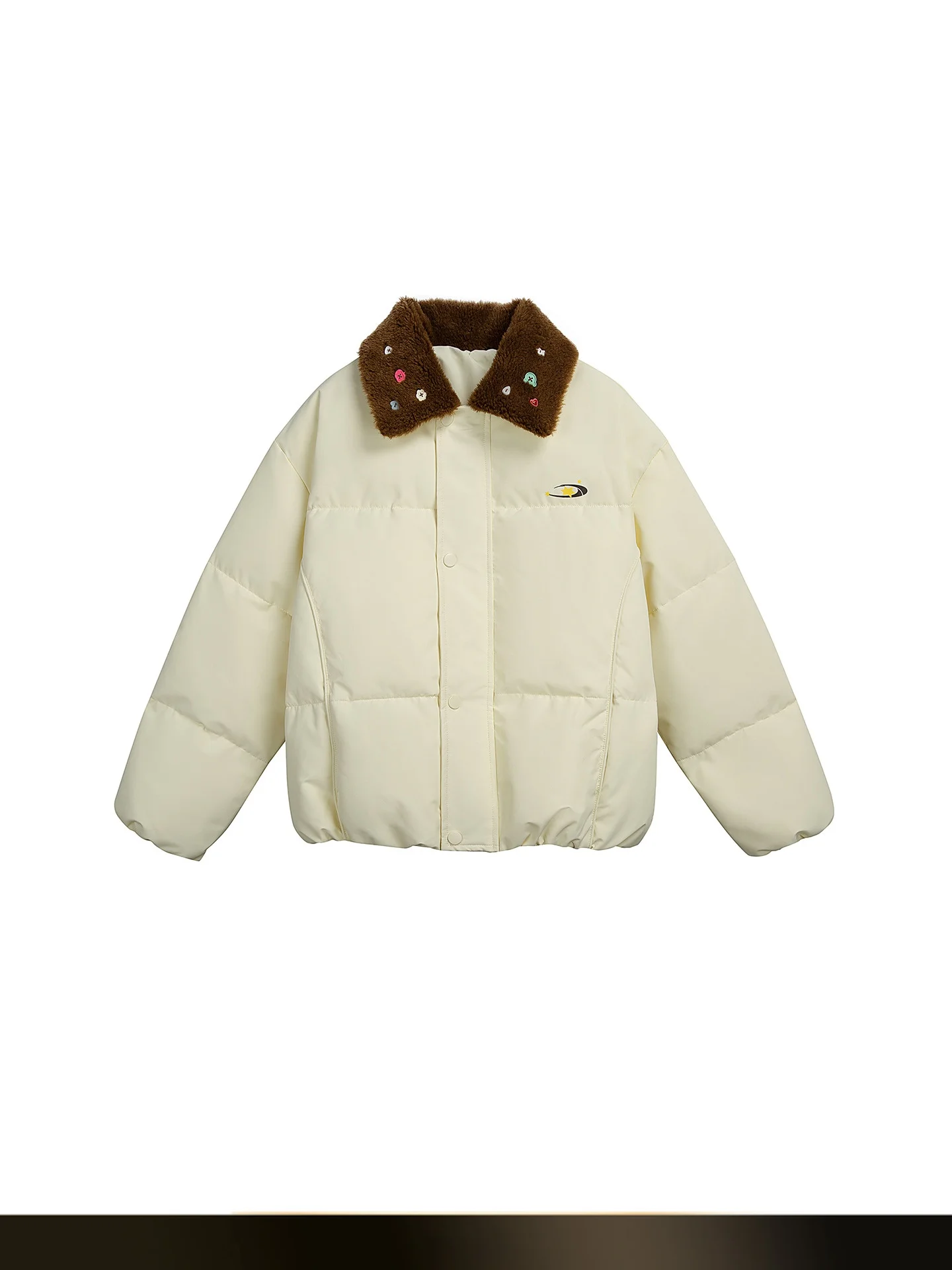 

Американская ретро-куртка с цветными вставками и воротником из овечьей шерсти, мужская зимняя свободная теплая хлопковая куртка на молнии для пар, повседневная