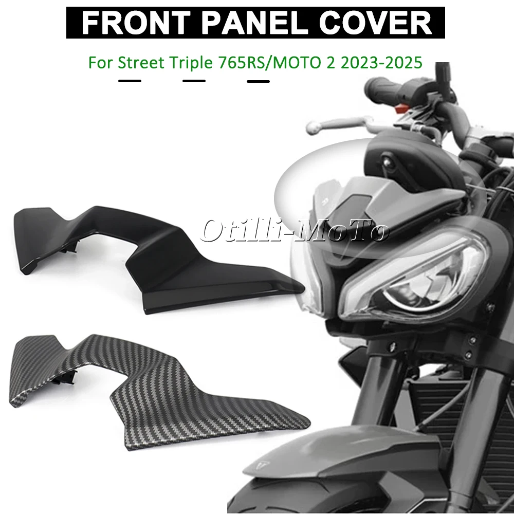

For Street Triple 765 R RS 765R 765RS Moto2 2023- Motorcycle Accessories Fairing Head Front Upper Panel Cover Fairings Cowl