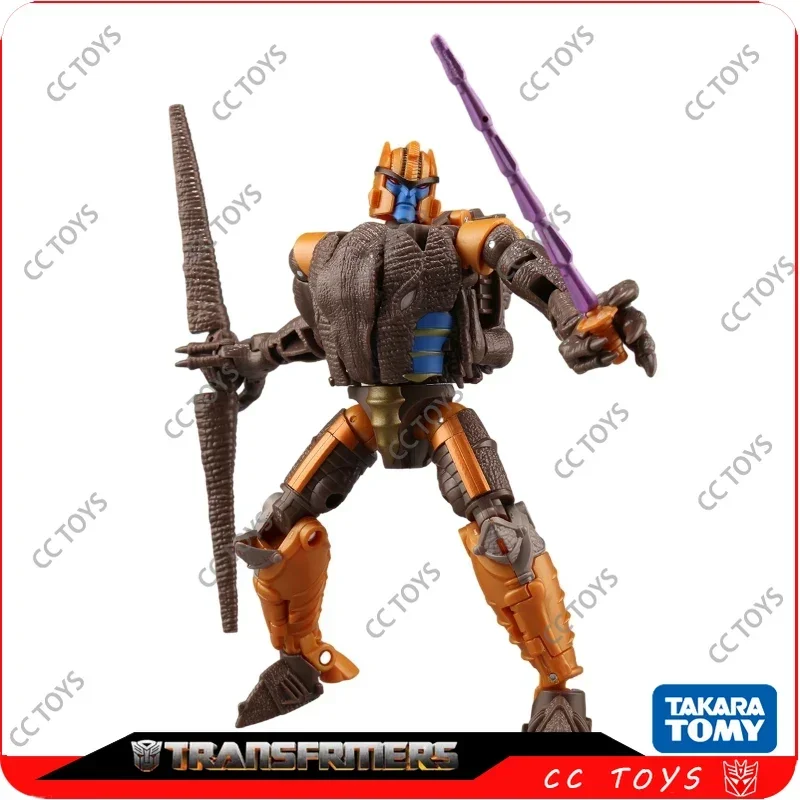 In stock Takara Tomy Transformers Kingdom Series WFC-K18 Dinobot Action Figure Robot Toy Collection Hobby Collectibles