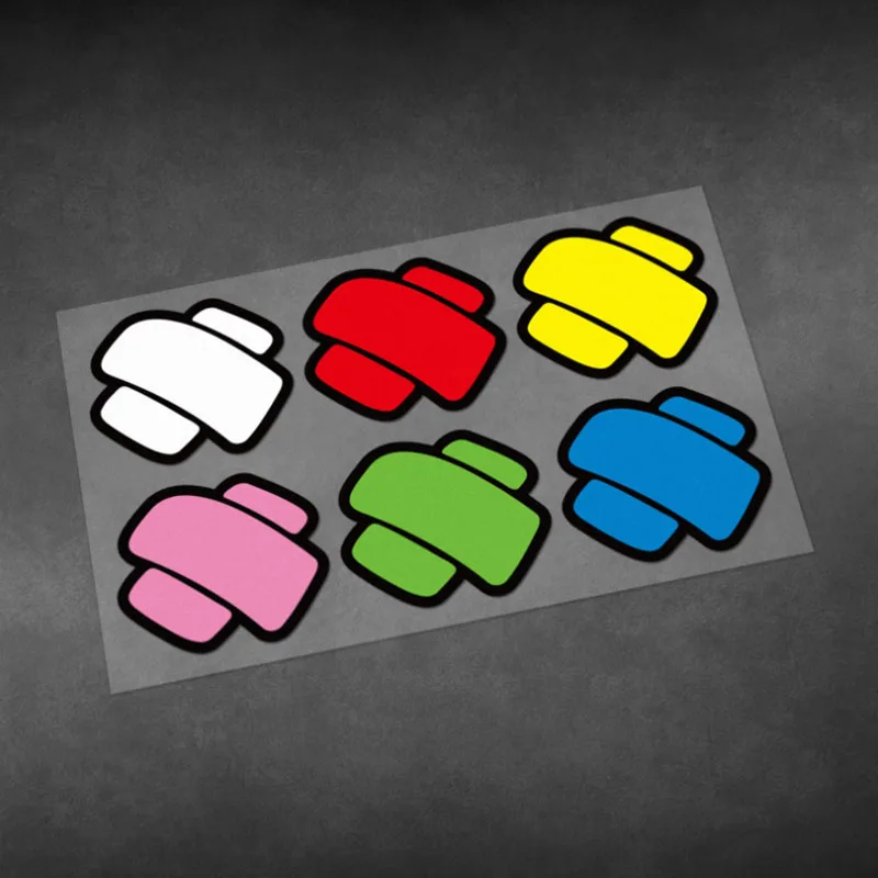 

2Pcs Hand-drawn Cute Band-aids Decals Motorcycles Cars Personalized Decorative Stickers Car Body Waterproof Reflective Pegatinas