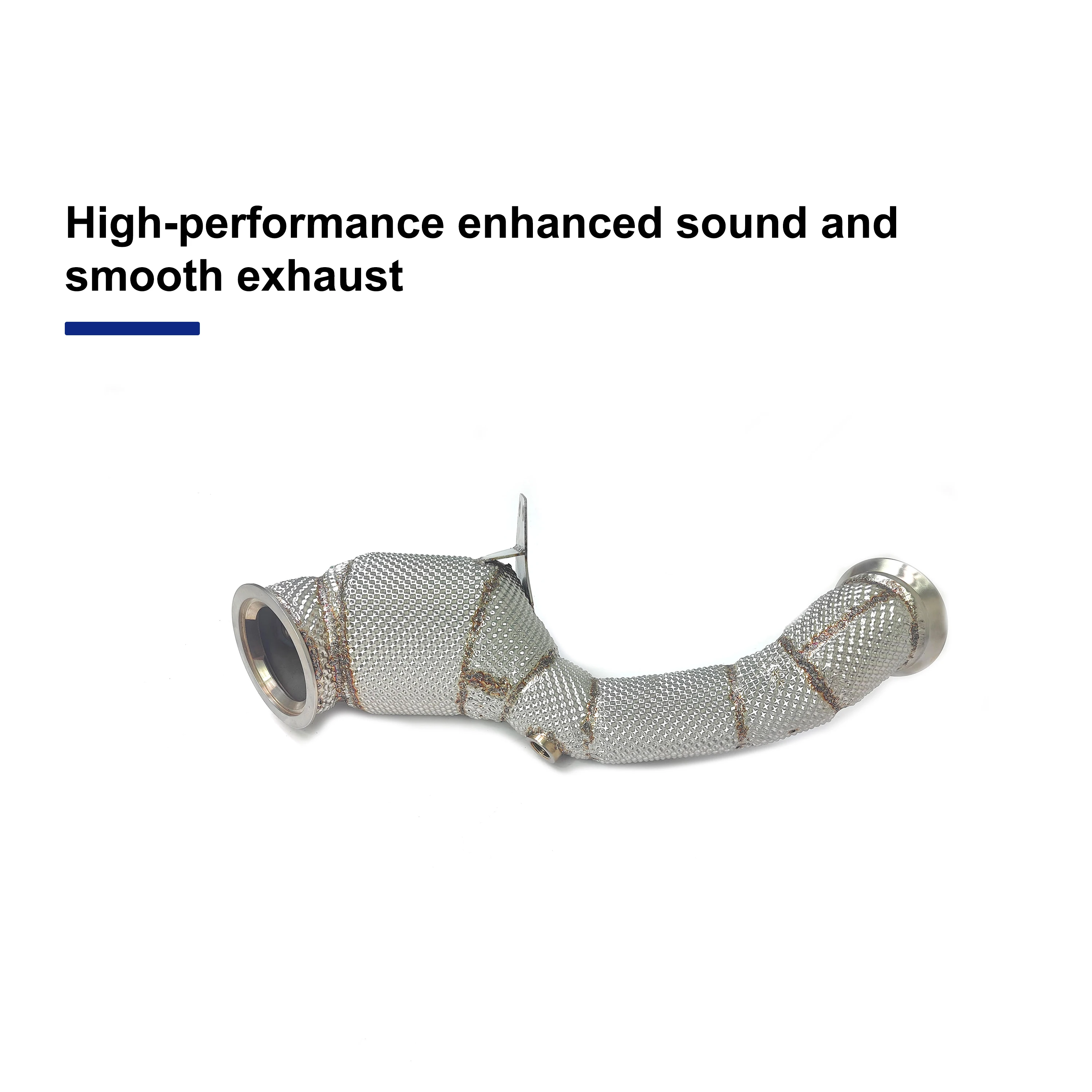 ACE für Mercedes-Benz C180 C200 C250 C260 W204 SUS304 Auspuff High-Flow-Downpipe mit Hitzeschild Hochleistungs-Auspuffrohr – Detail 7