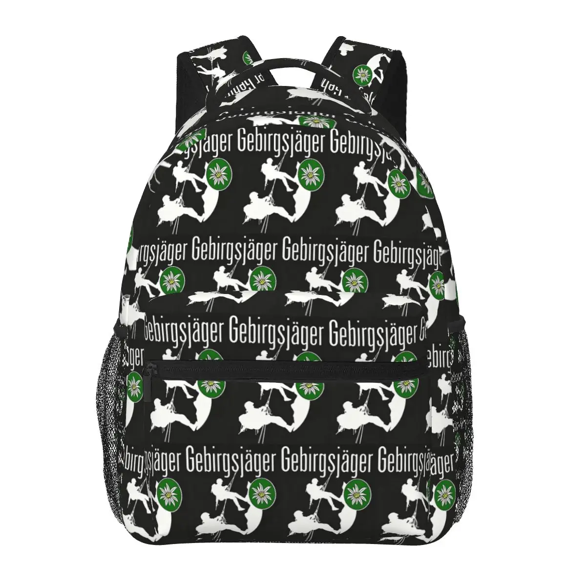

Bundeswehr Gebirgsjager Edelweiss Blume Kompanie Alpen Soldaten Student Backpack School Bag Daypack Bookbag Shoulder Bags